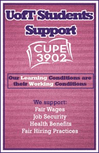 StudentsforCUPE poster